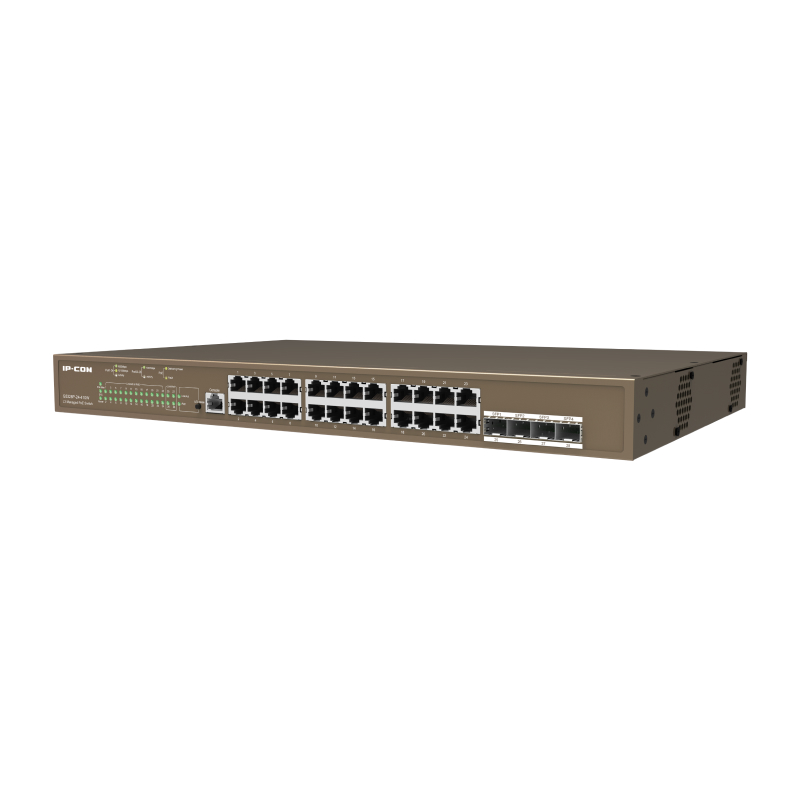 IP-Com G5328P-24-410W Коммутатор 24-портовый управляемый, 4 SFP uplink, PoE