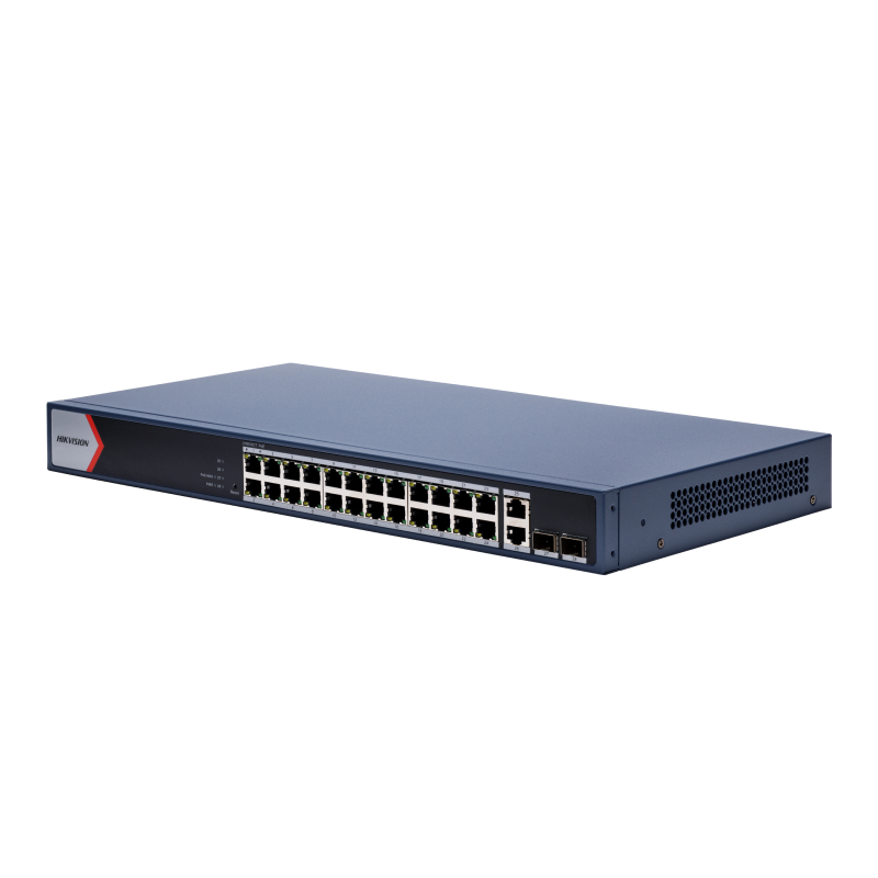 Hikvision DS-3E1528P-EI/M Коммутатор 24-портовый PoE