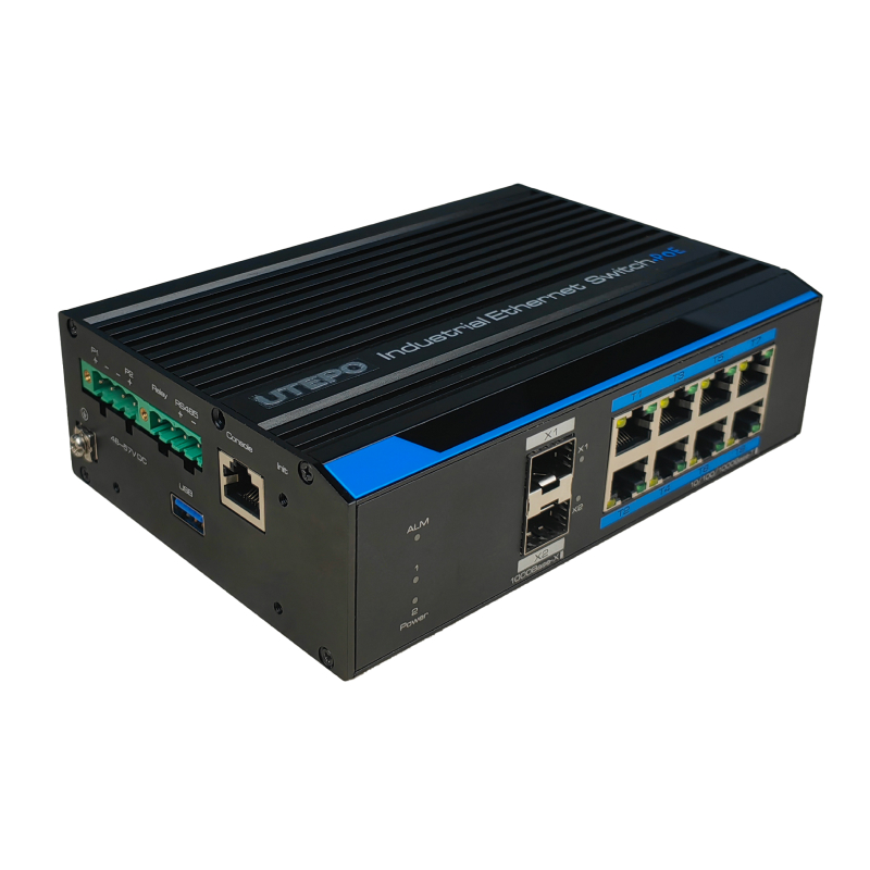 UTEPO UTP7310S-PSB Промышленный 8-портовый управляемый коммутатор Hi-PoE