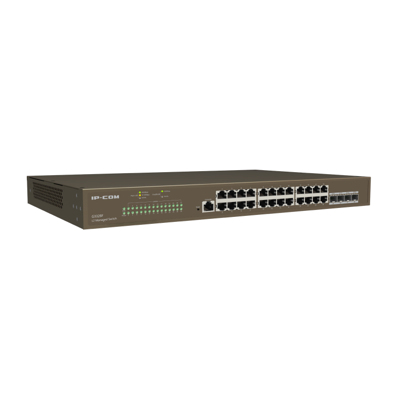 IP-Com G3328F Коммутатор 24-портовый управляемый, 4 SFP