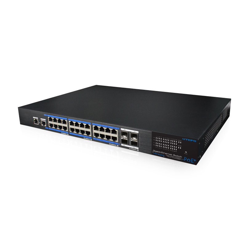 UTEPO UTP7524GE-POE-4GF Коммутатор 24-портовый управляемый PoE