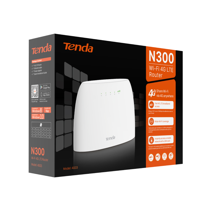 Tenda 4G03 LTE Wi-Fi роутер