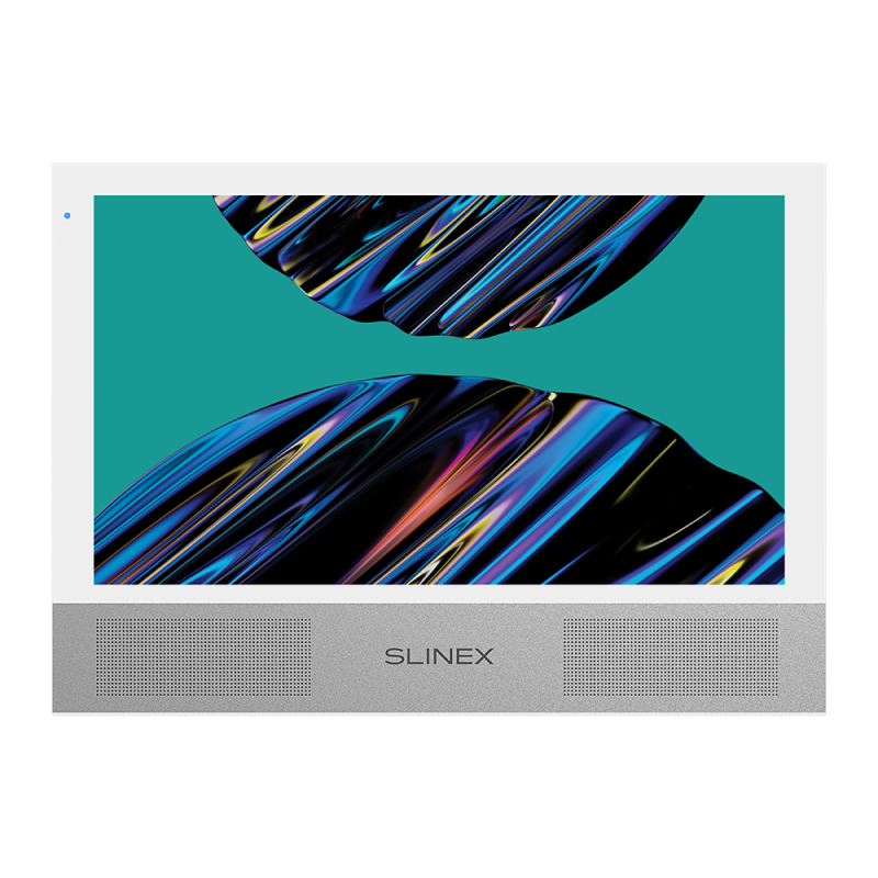 Slinex Sonik-10 цвет белый. 10" AHD Домофон с сенсорным экраном, динамиками и сменными панелями