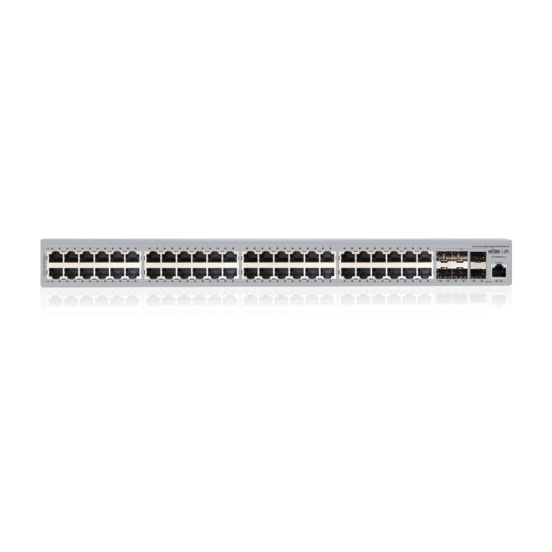 Wi-Tek WI-PCMS554FP-L3 Промышленный 48-портовый управляемый коммутатор PoE