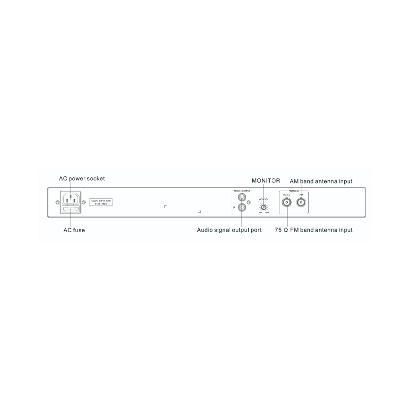 ITC T-6222 AM/FM Tuner, память на 99 станций