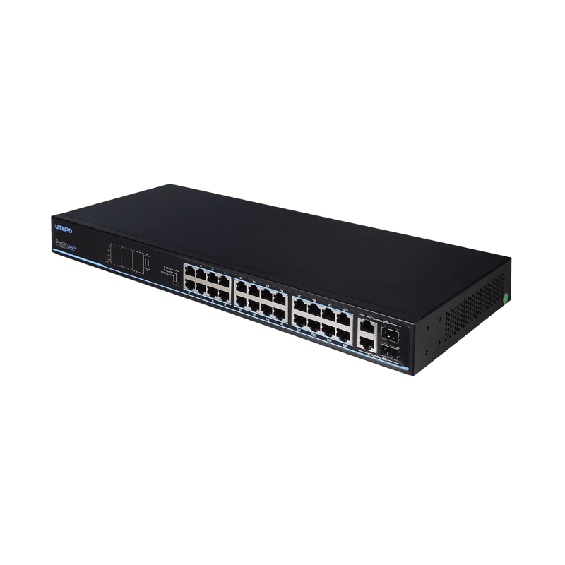 UTEPO UTP3226TS-PSB225 Коммутатор 24-портовый неуправляемый PoE