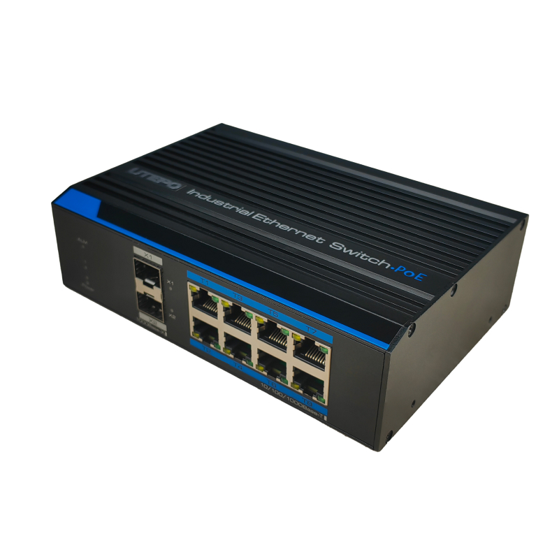 UTEPO UTP7310S-PSB Промышленный 8-портовый управляемый коммутатор Hi-PoE