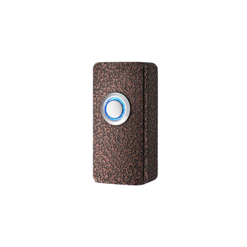iButton OP021L-B Кнопка выхода металлическая накладная с подсветкой (NO COM)/ Корич.