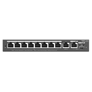 Коммутатор RG-ES210GS-P PoE 8×RJ45 1Гбит/с / Uplink 1×RJ45 1Гбит/с / Uplink Combo 1×RJ45 1Гбит/с + 1