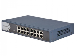 Коммутатор DS-3E0516-E 16 порт. 1000 мб настольный