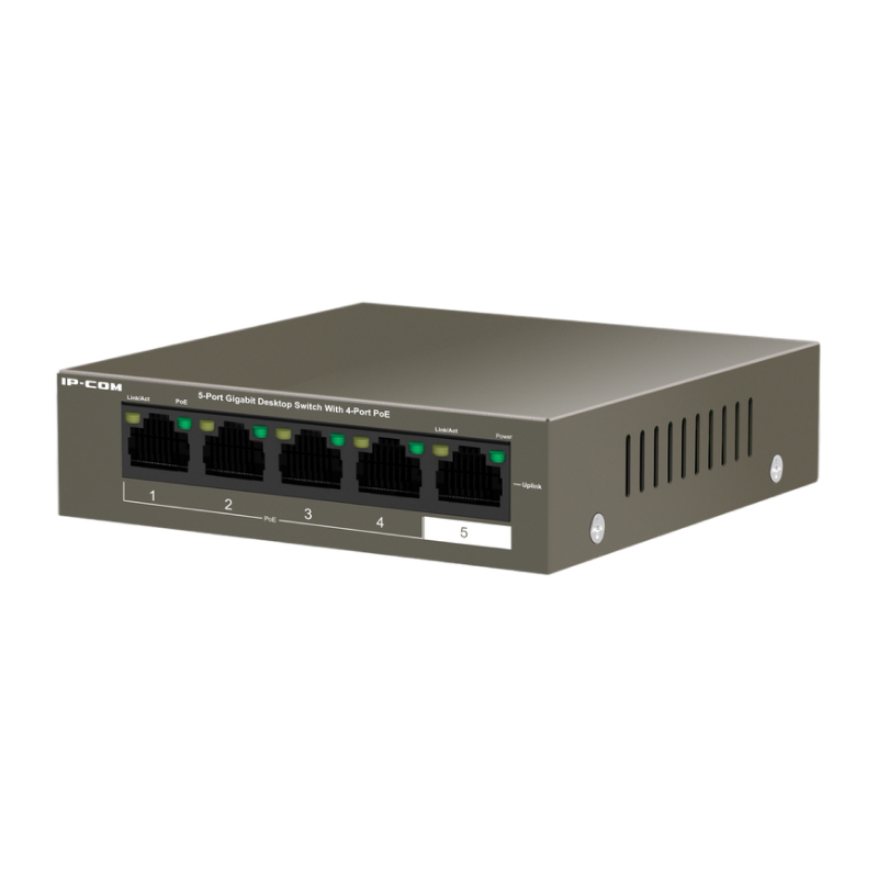 IP-Com G1105P-4-63W Коммутатор 5-портовый неуправляемый PoE