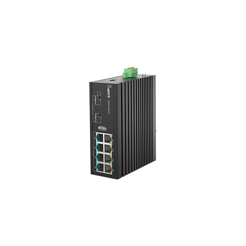 Wi-Tek SP3010FM-L2 Промышленный 8-портовый управляемый коммутатор PoE