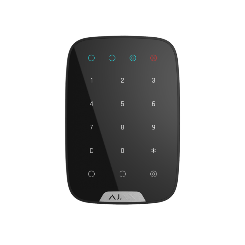 Ajax KeyPad черный Беспроводная сенсорная клавиатура