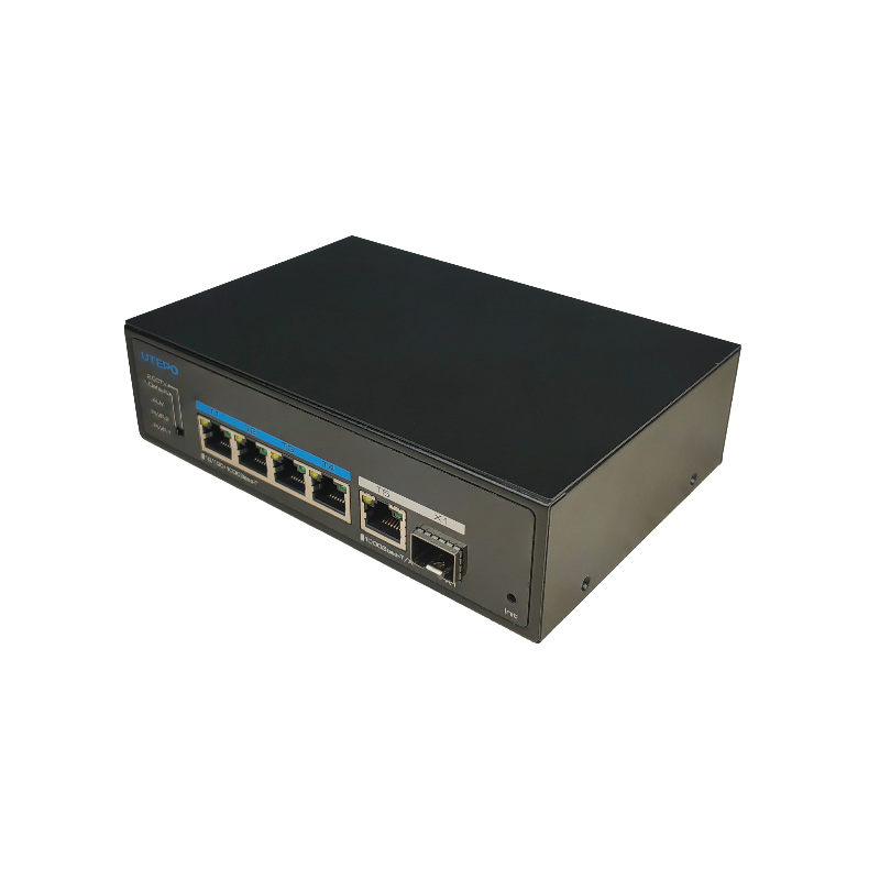 UTEPO UTP6306TS-PSD Промышленный 4-портовый неуправляемый коммутатор PoE