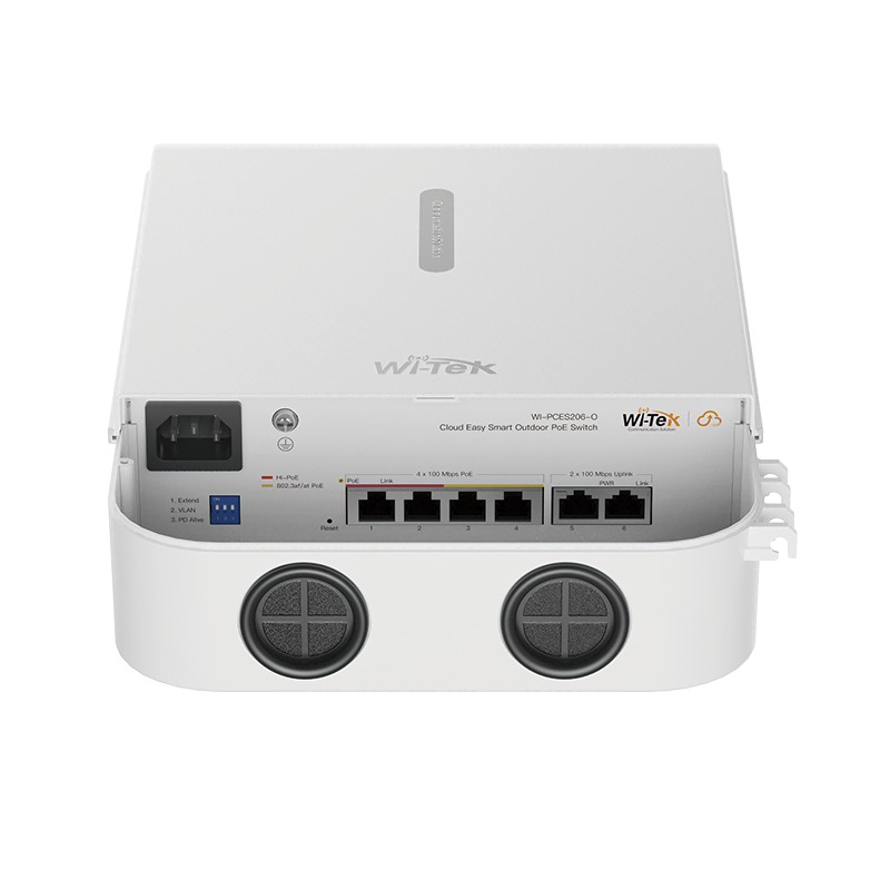 Wi-Tek WI-PCES206-O Уличный управляемый 4-портовый PoE коммутатор