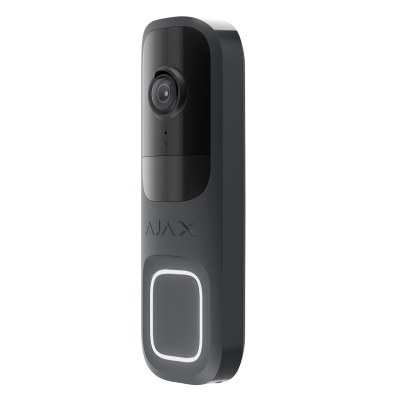 Ajax Doorbell graphite Видеозвонок со встроенным искусственным интеллектом