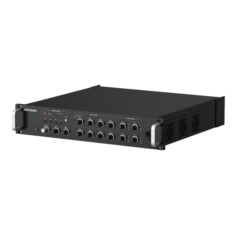 Hikvision DS-QAZ1A1000G1-VB4 Сетевой усилитель 1000 Вт, 4 зоны