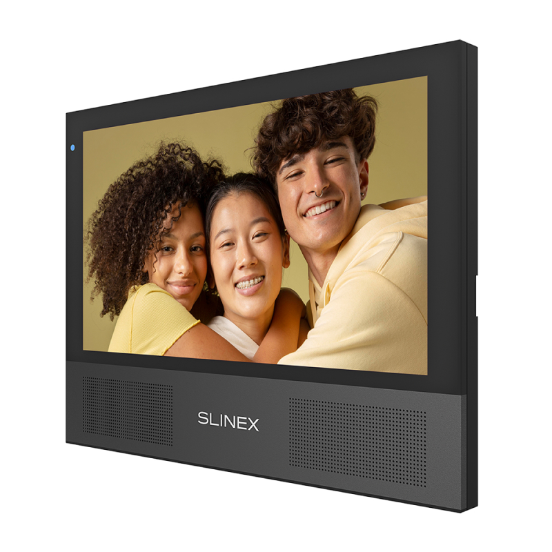 Slinex Sonik-7 Cloud цвет черный. 7" AHD Видеодомофон с переадресацией входящего вызова