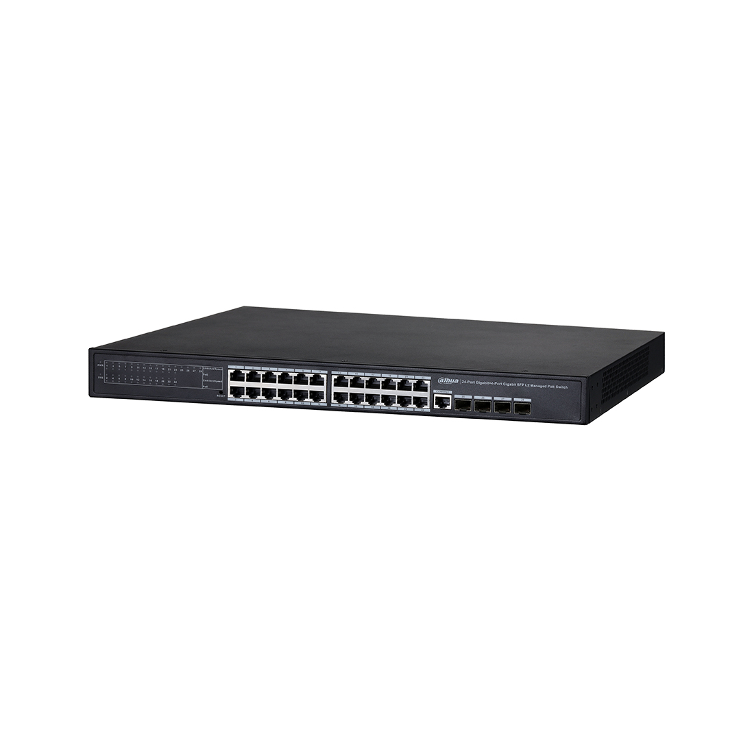 Коммутатор DH-PFS4428-24GT-370 24*10/100/1000 Base-T, 4*SFP