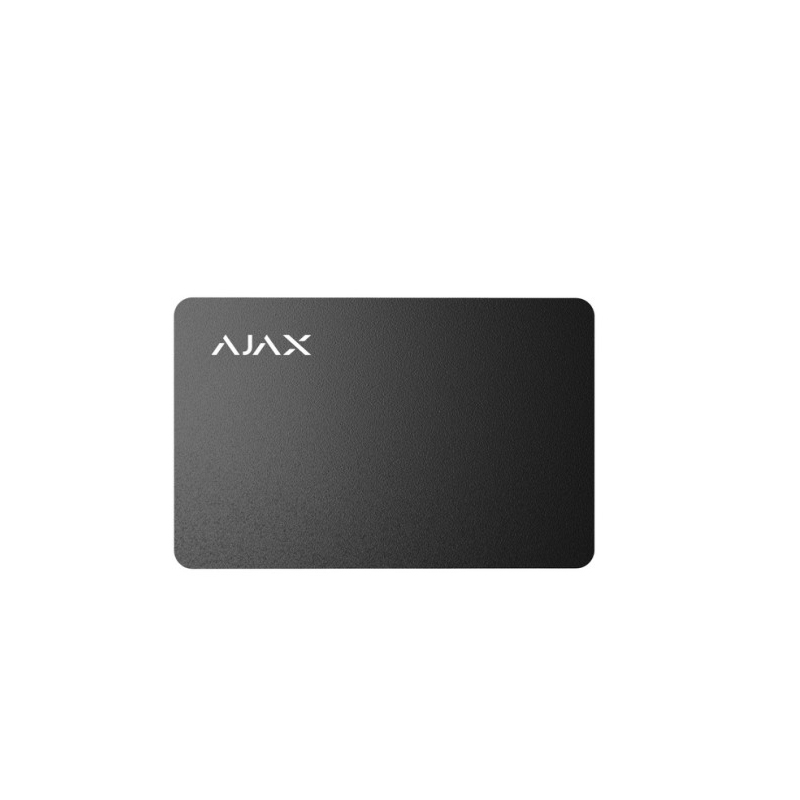 Ajax Pass черный (комплект 100 шт.) Защищенная бесконтактная карта для клавиатуры