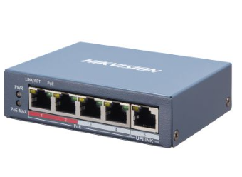 Коммутатор DS-3E1105P-EI/M 4PoE 100мб/с 48W