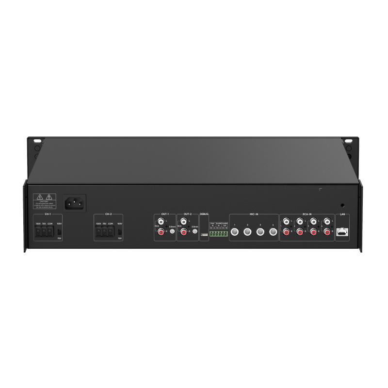 Hikvision DS-QAZ1A500G1-VB2 Сетевой усилитель 500 Вт, 2 зоны