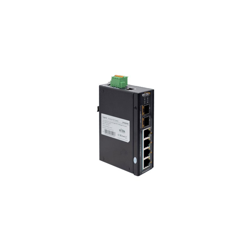 Wi-Tek SP3006FM Промышленный 4-портовый управляемый коммутатор PoE