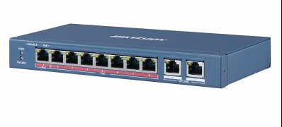 Коммутатор DS-3E0310HP-E Hi-PoE Uplink 2×RJ45 1Гбит