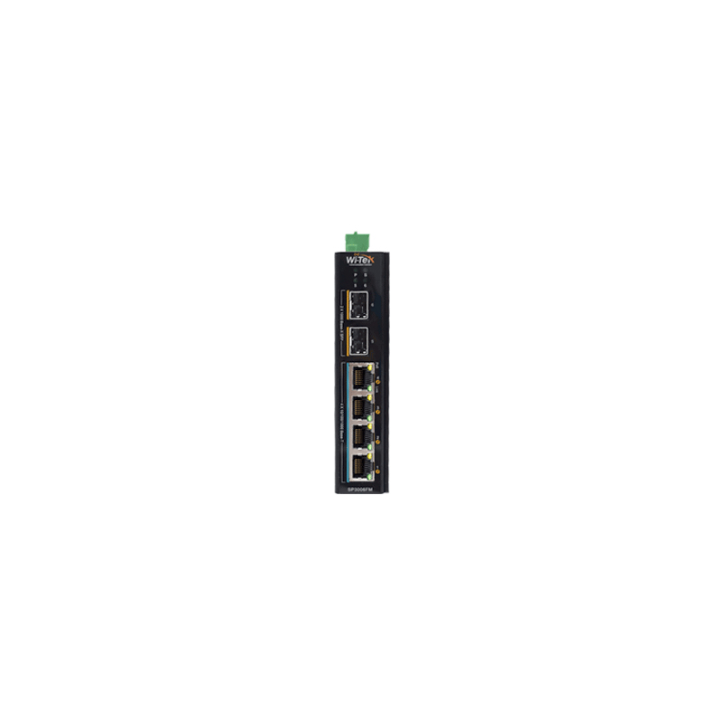 Wi-Tek SP3006FM Промышленный 4-портовый управляемый коммутатор PoE