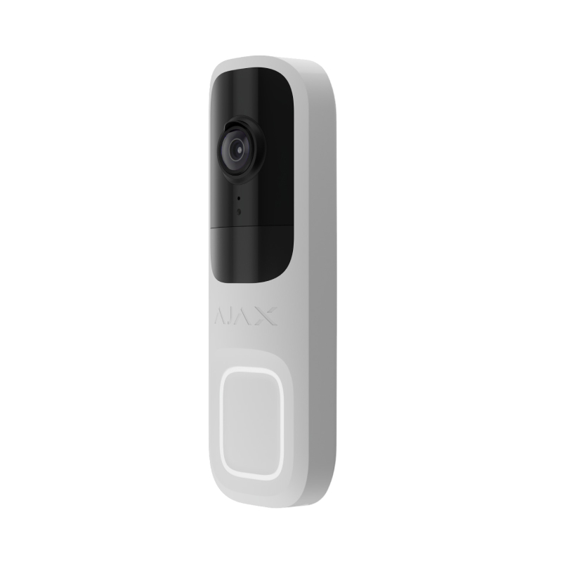 Ajax Doorbell белый Видеозвонок со встроенным искусственным интеллектом