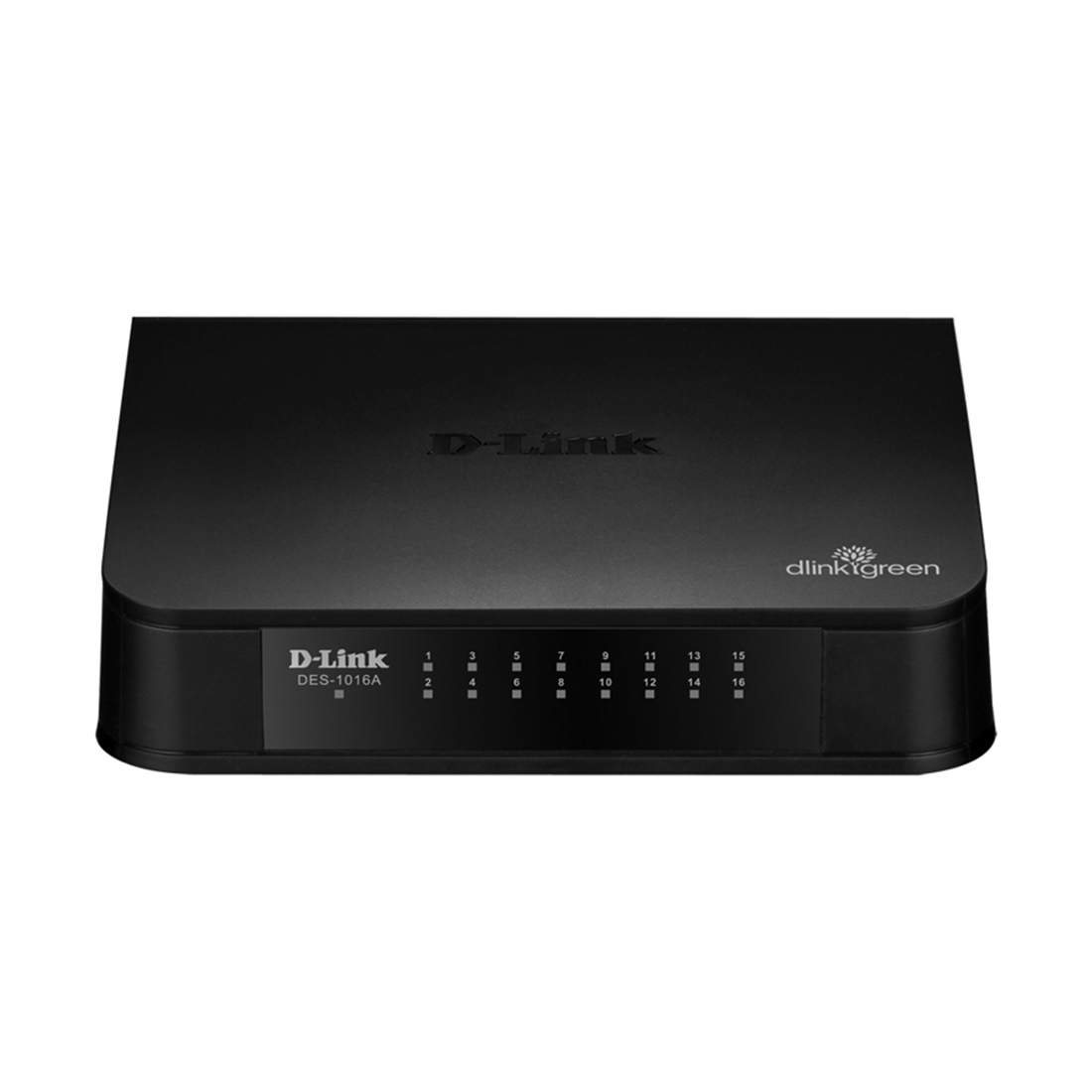 Коммутатор, D-Link, DES-1016A/E1B, Настольный, 16 портов 10/100M RJ45, Корпус пластик