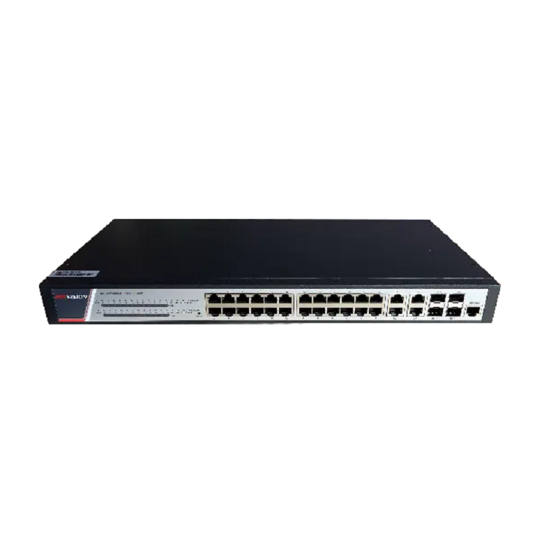 Hikvision DS-3E2528P(B) Коммутатор 24-портовый управляемый PoE