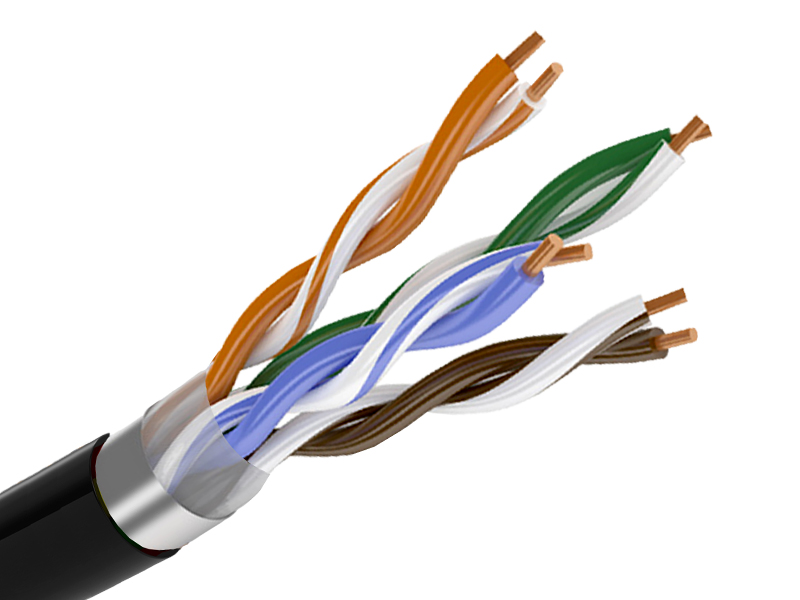 Кабель Optimus FTP-5e 4х2х0.51 Cu (outdoor) 305 м. (бухта)