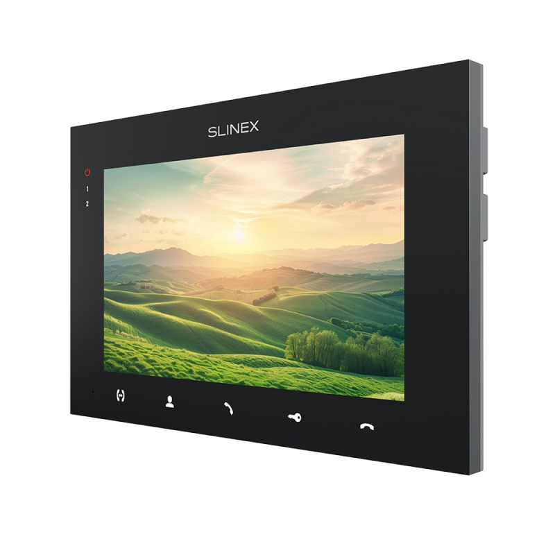 Slinex SQ-07MTHD цвет черный. 7" AHD Домофон с сенсорным экраном высокого разрешения