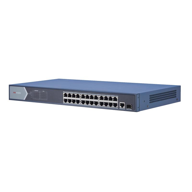 Hikvision DS-3E0526P-E Коммутатор 24-портовый неуправляемый PoE