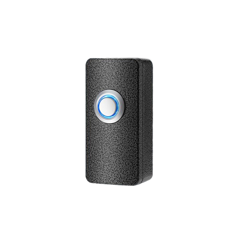 iButton OP021L-G Кнопка выхода металлическая накладная с подсветкой (NO COM)/ Серый
