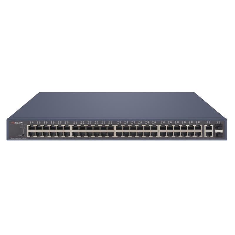 Hikvision DS-3E1552P-SI Коммутатор 48-портовый PoE, управление через Hik-Partner Pro