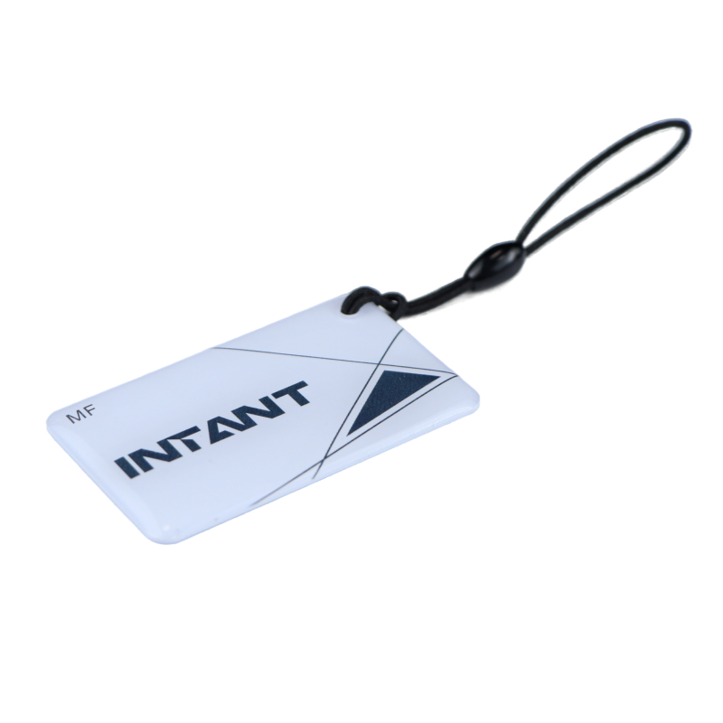 TD-KEYFOB012-MF RFID-брелок из эпоксидной смолы, водонепроницаемый (INT/темный/ белый) Mifare