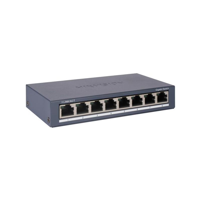 Hikvision DS-3E0508-O Коммутатор 8-портовый, пластиковый корпус SOHO
