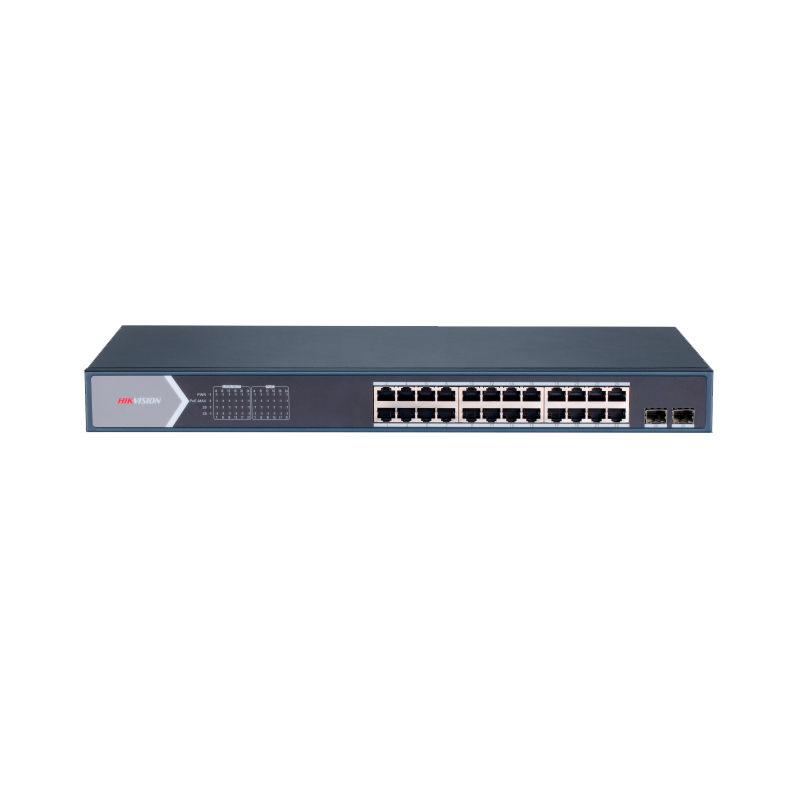 Hikvision DS-3E1526P-SI Коммутатор 24-портовый PoE, управление через Hik-Partner Pro
