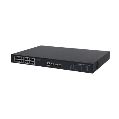 Коммутатор DH-PFS3220-16GT-240 16×RJ45 10/100/1000M (PoE)