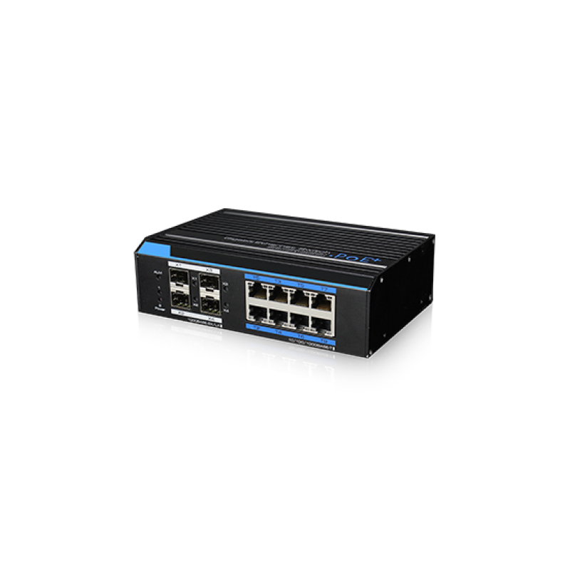 UTEPO UTP7308GE-POE Промышленный 8-портовый управляемый коммутатор Hi-PoE