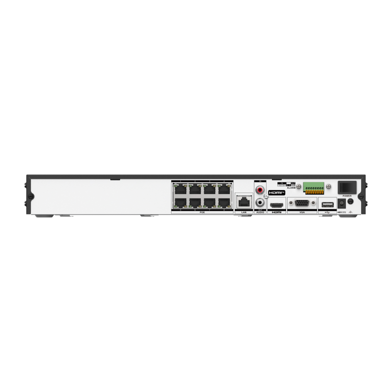 Hikvision DS-7608NI-Q2/8P(E) Видеорегистратор 8-канальный, PoE, 4K NVR