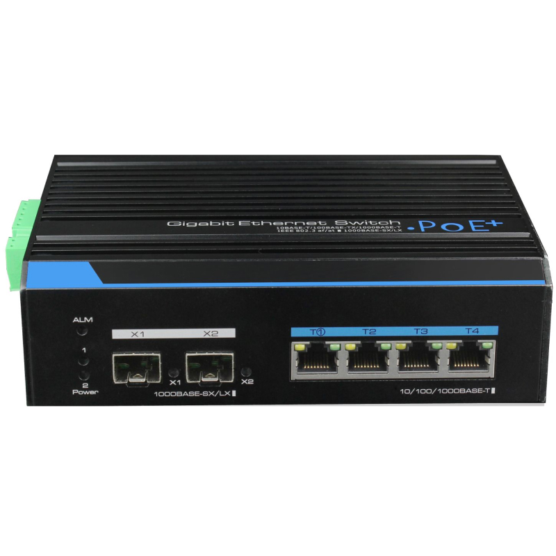 UTEPO UTP7304GE-POE Промышленный 4-портовый управляемый коммутатор Hi-PoE