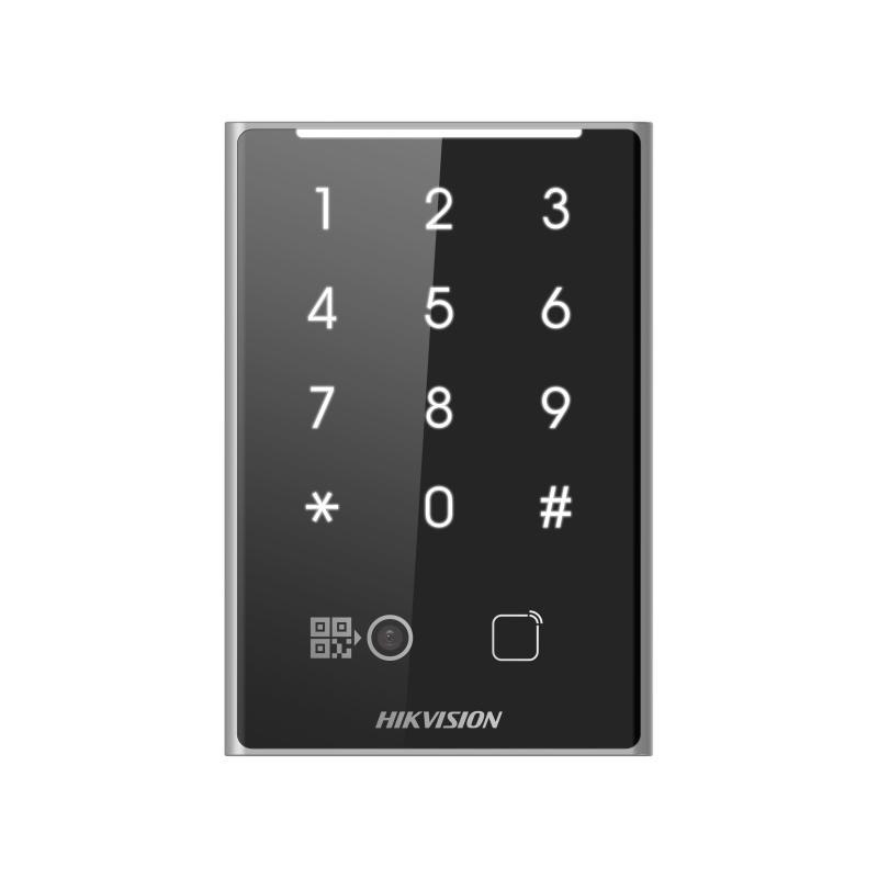 Hikvision DS-K1109DKB-QR Считыватель Desfire, Mifare 1, Felica карт с поддержкой Bluetooth, QR-код