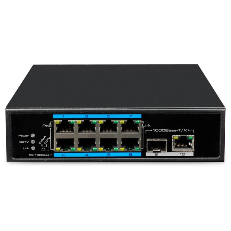 UTEPO UTP7108E-POE Промышленный 8-портовый неуправляемый коммутатор PoE