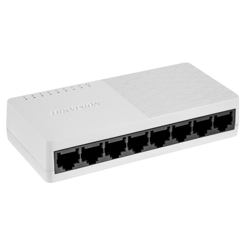 Hikvision DS-3E0508D-O Коммутатор 8-портовый, пластиковый корпус SOHO