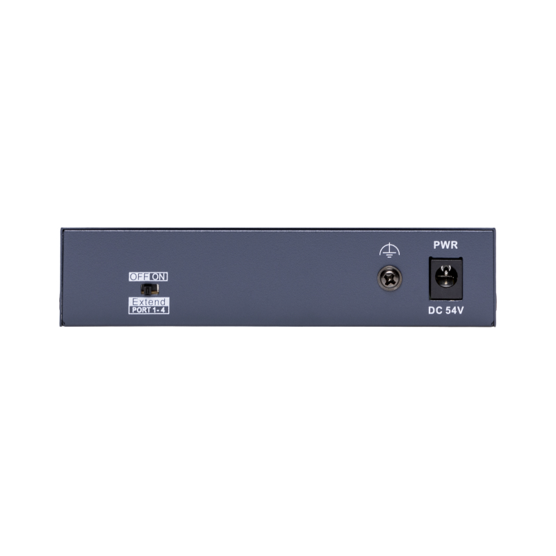 Hikvision DS-3E0105P-E/M(C) Коммутатор 4-портовый неуправляемый PoE