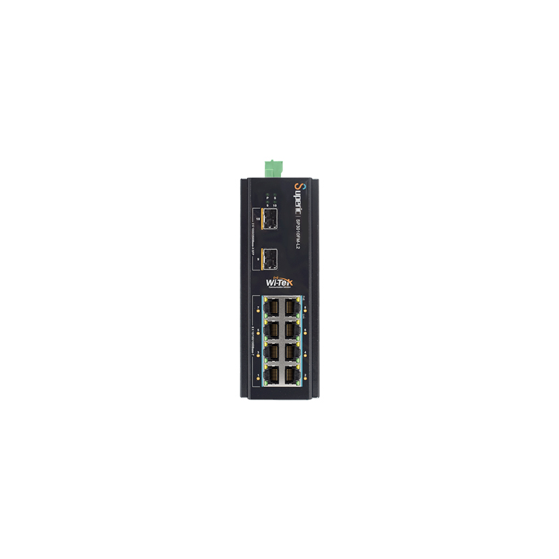 Wi-Tek SP3010FM-L2 Промышленный 8-портовый управляемый коммутатор PoE