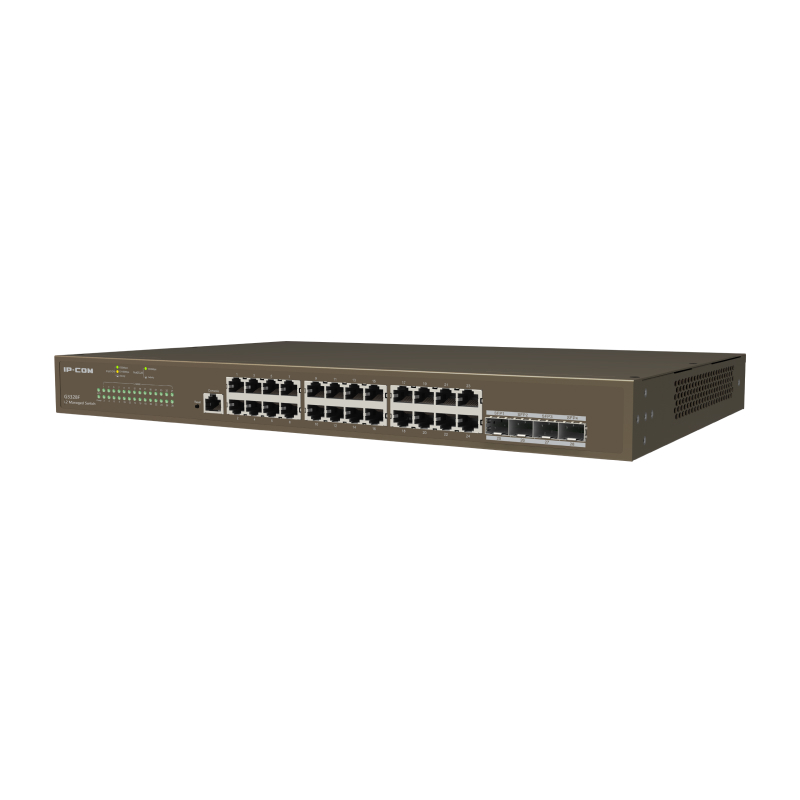 IP-Com G3328F Коммутатор 24-портовый управляемый, 4 SFP